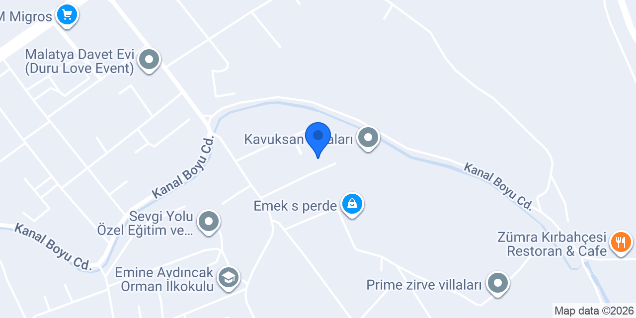 Afili Sanat Atölyesi konumu