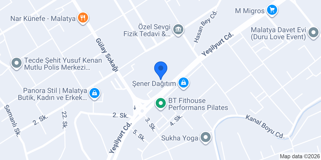 Malatya Çiçekçi Basri konumu