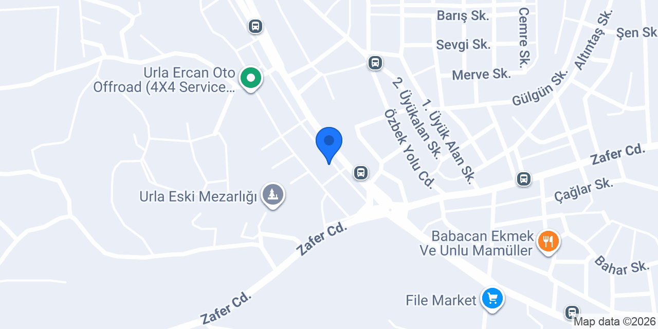 Özge elektronik konumu