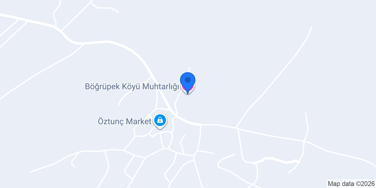 Böğrüpek Köyü Muhtarlığı konumu