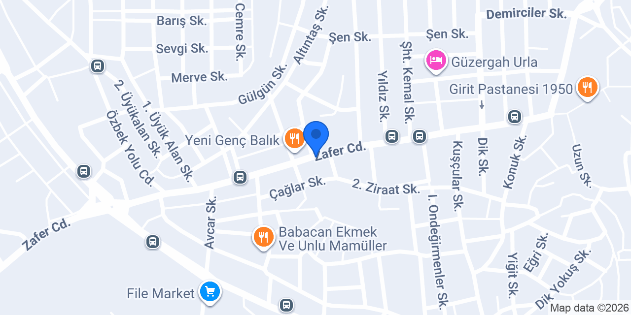 Ata Ticaret Filli Boya bayisi konumu