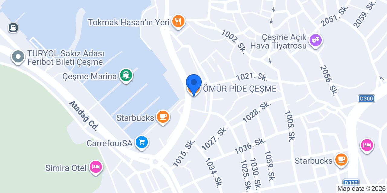 ÖMÜR PİDE ÇEŞME konumu