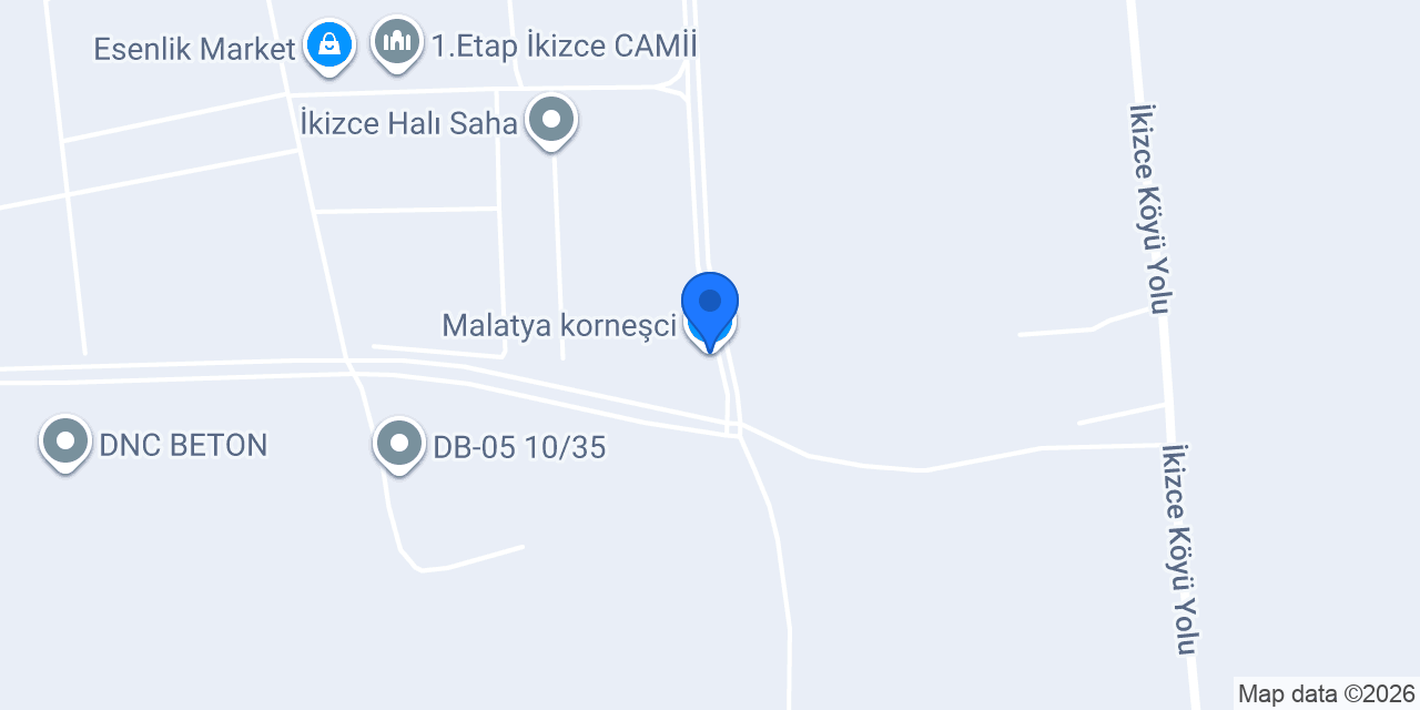 Malatya korneşci konumu