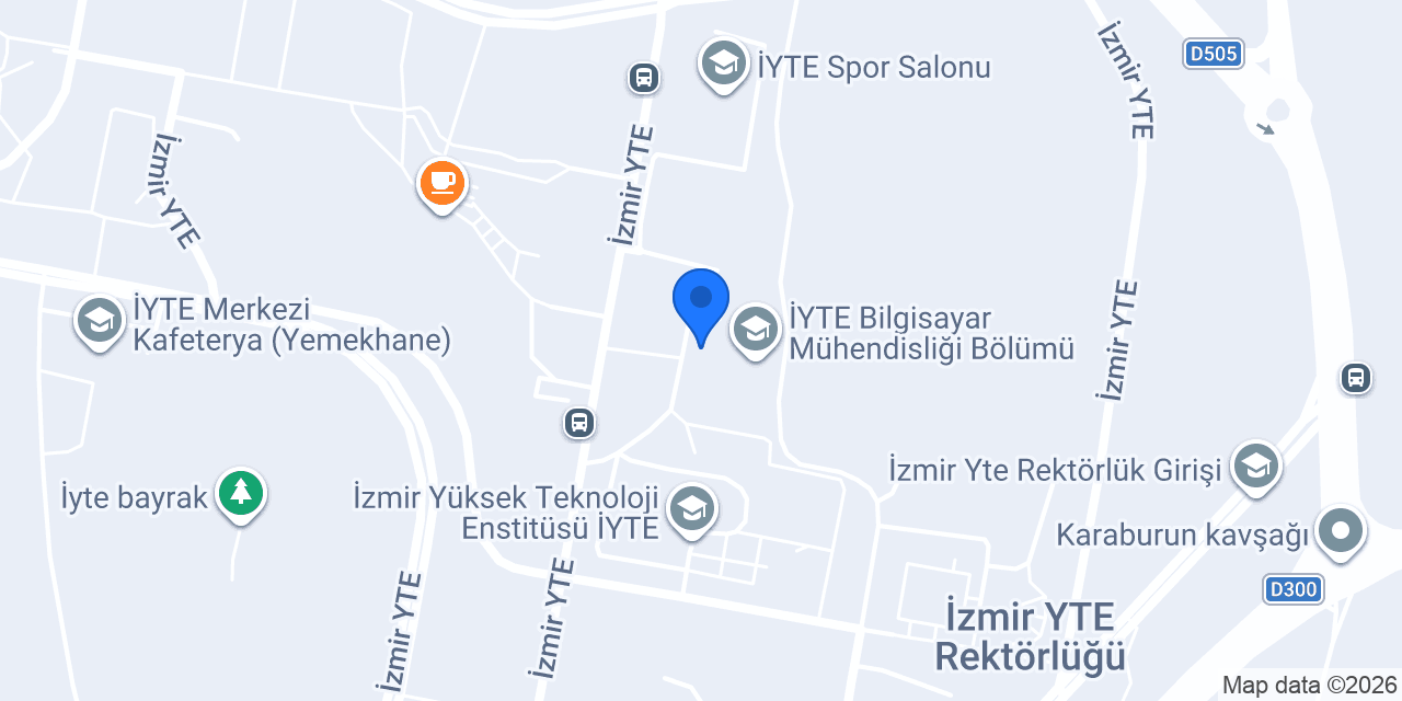 İYTE Fotonik Bölümü konumu