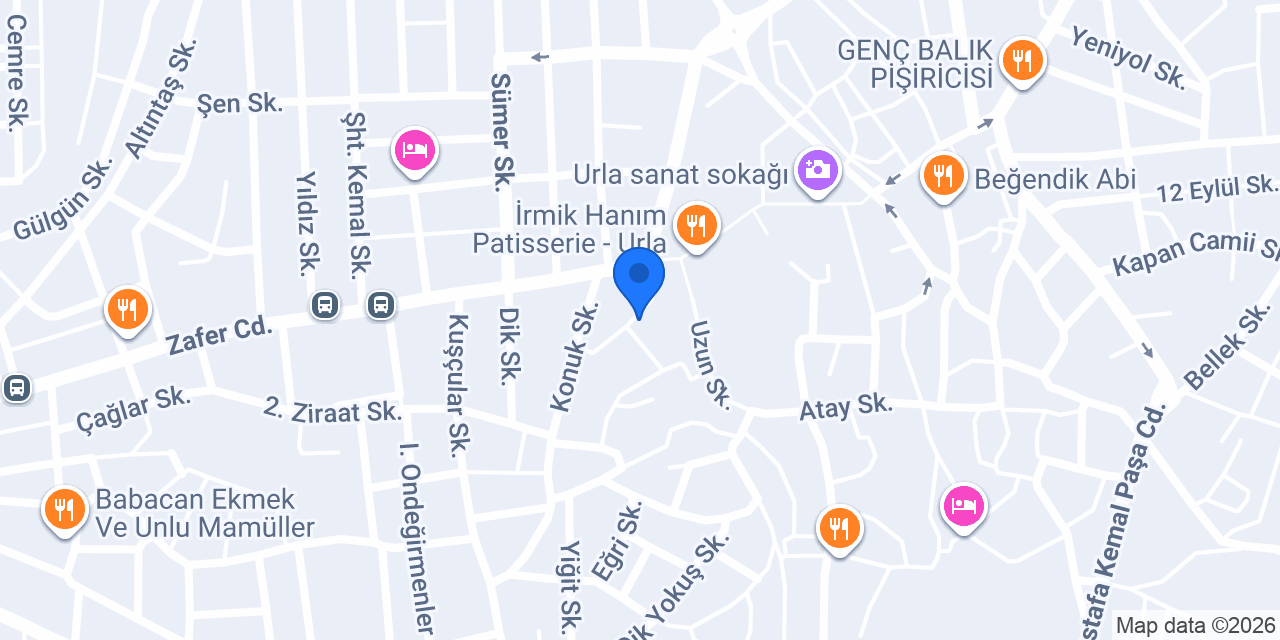 Haz Urla konumu