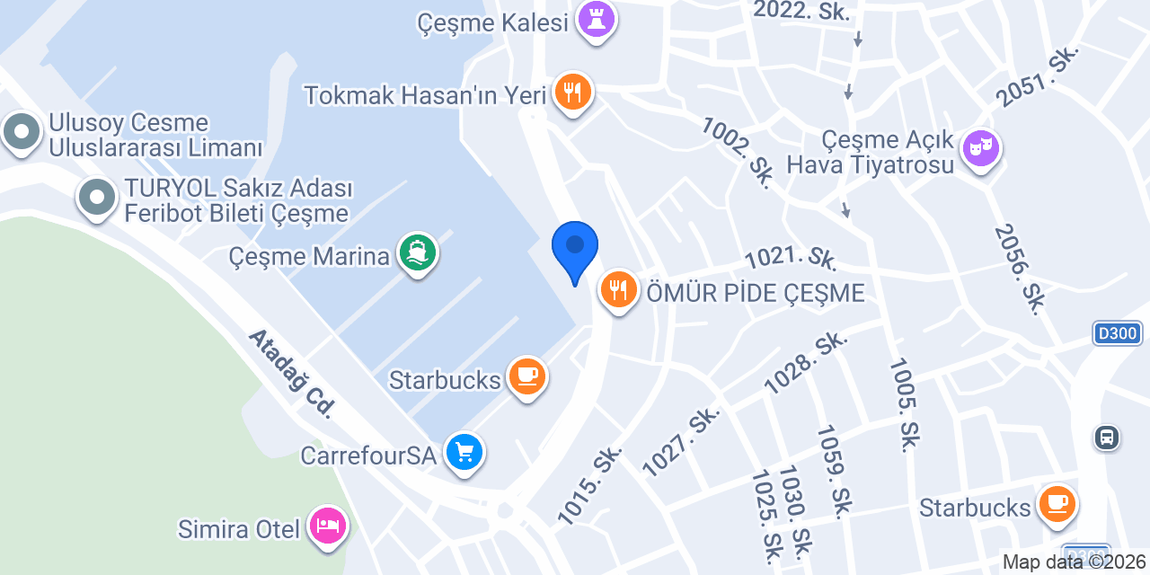 Fuente Restaurant Çeşme Marina konumu