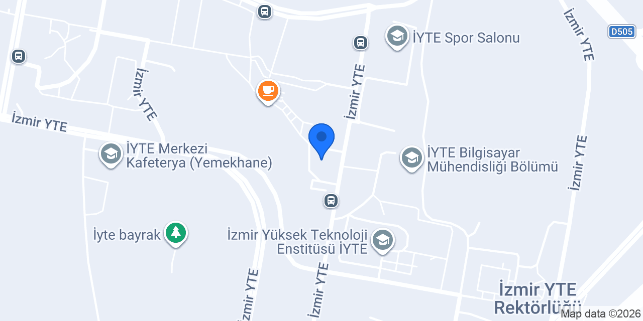 İYTE Genel Kültür Binası konumu