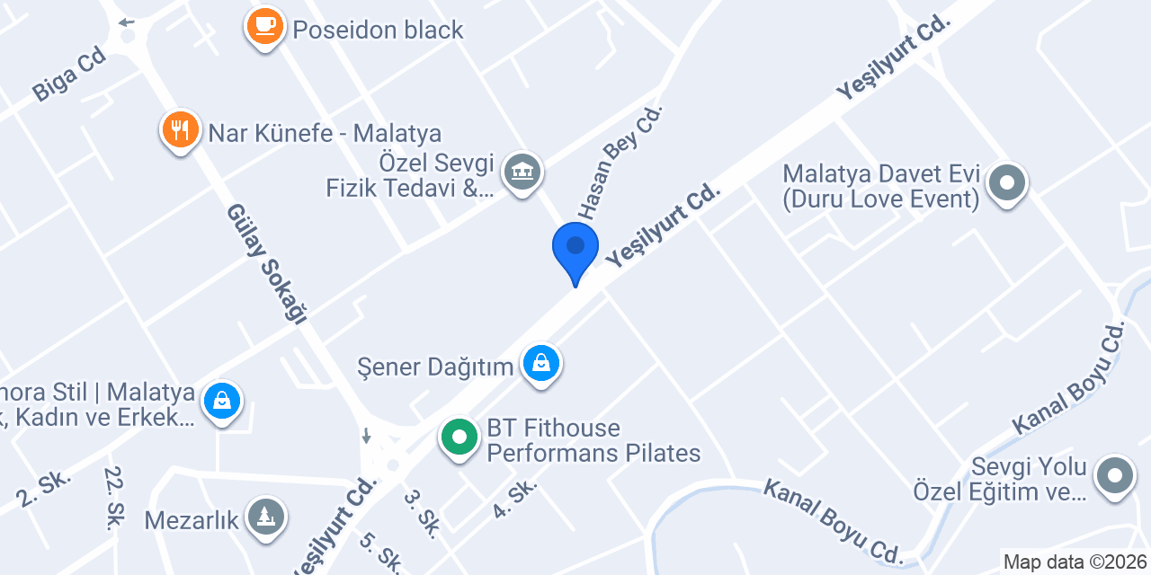 Özer terzi konumu
