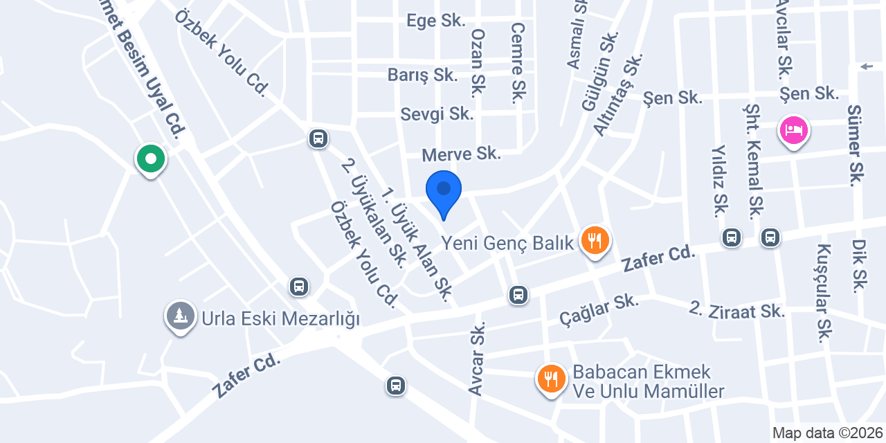 Urla Yalı Temizlik Şirketi konumu