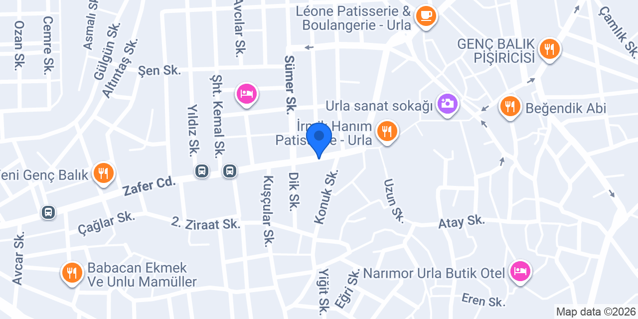 Melisa Matbaacılık Urla konumu