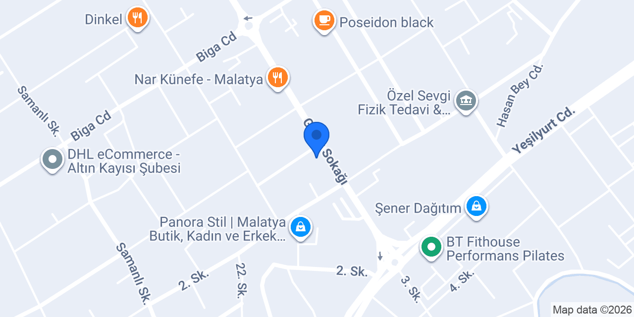 Slimworld Malatya konumu