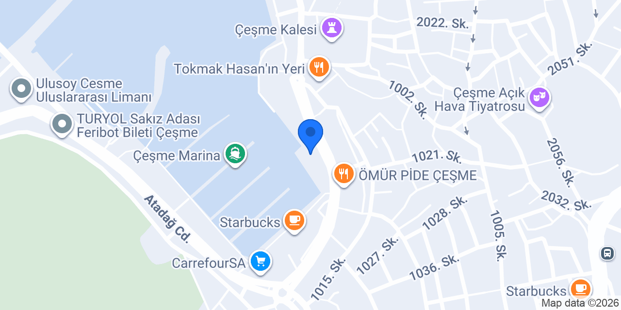 MADO Çeşme Marina konumu