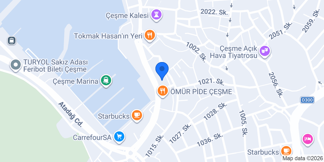 Turyap Çeşme konumu