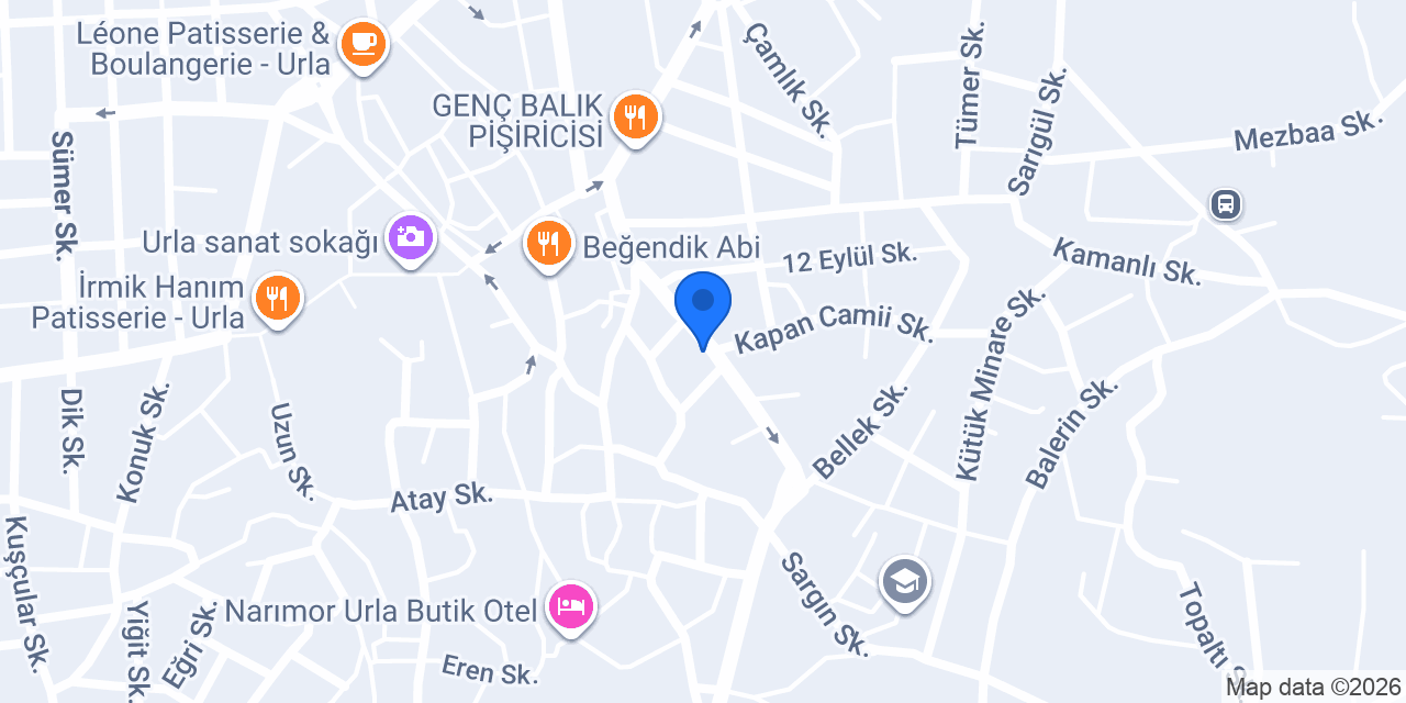 Ercanlar Zeytinyağ Fabrikası konumu