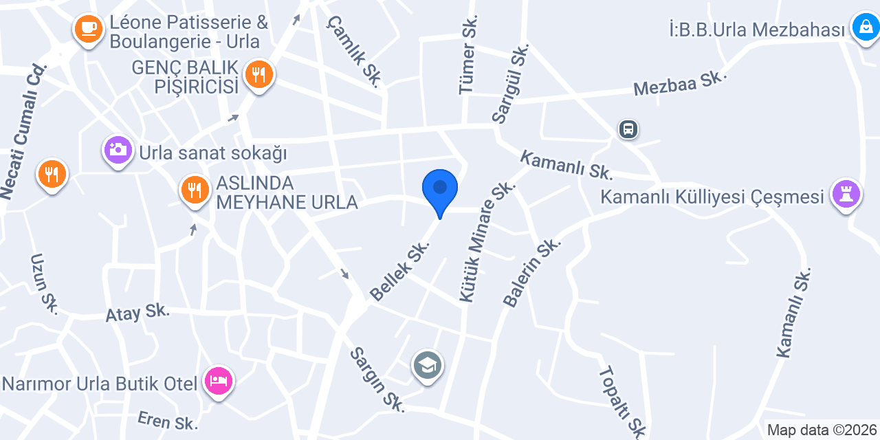Urla Eğitim Vakfı konumu