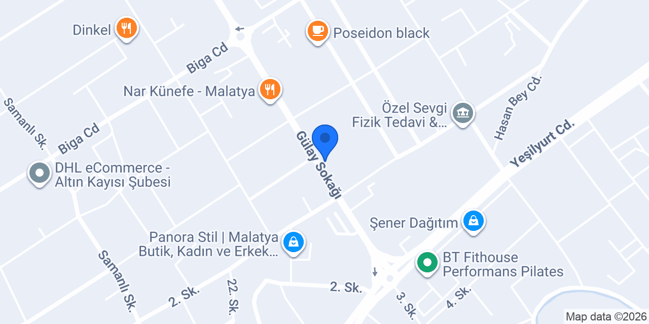 Erbaş Şahin Hukuk Bürosu konumu