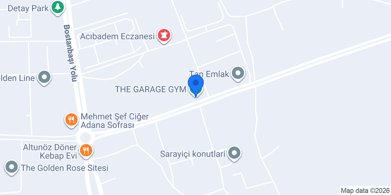 THE GARAGE GYM konumu