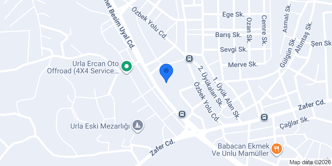 Urla DENİZ Mutfak konumu