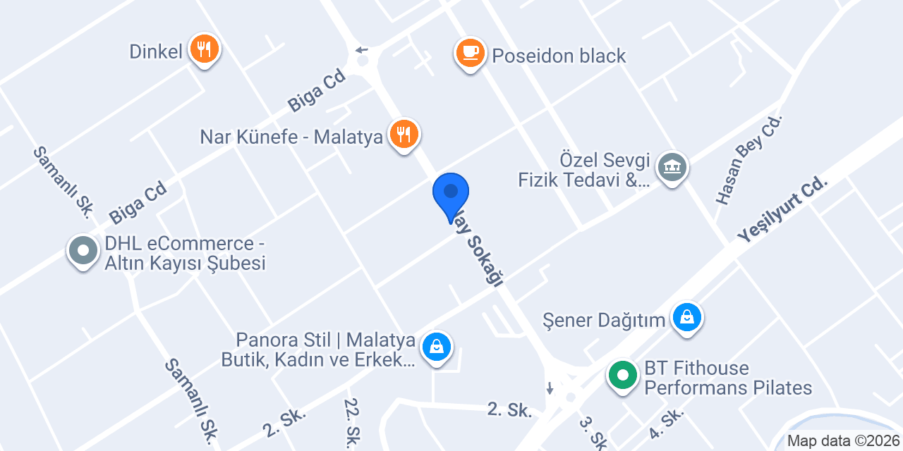 Malatya Vip Masaj & Spa Salonu konumu
