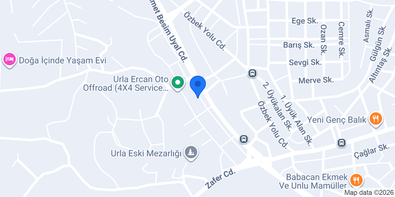 Lassa -Urla Alınteri Otomotiv -Seferihisar konumu