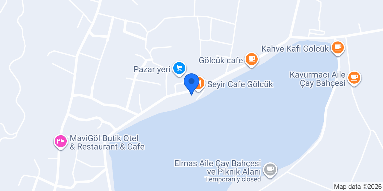 ÇINAR GÖLCÜK CAFE konumu