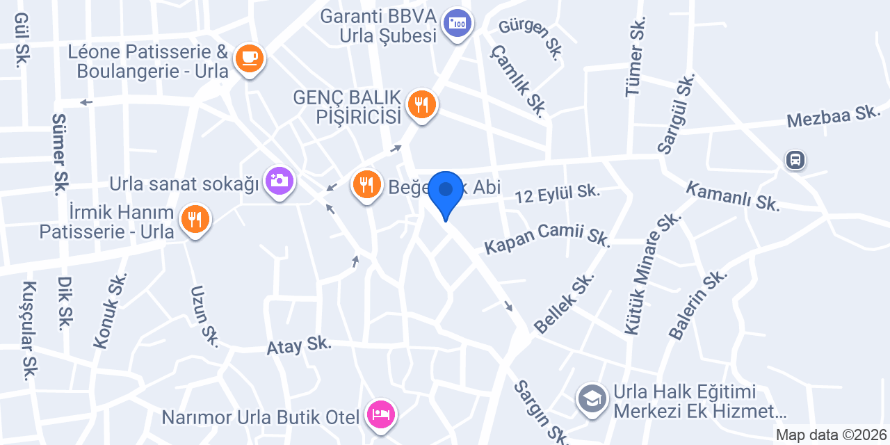 Evimizden Sofranıza konumu