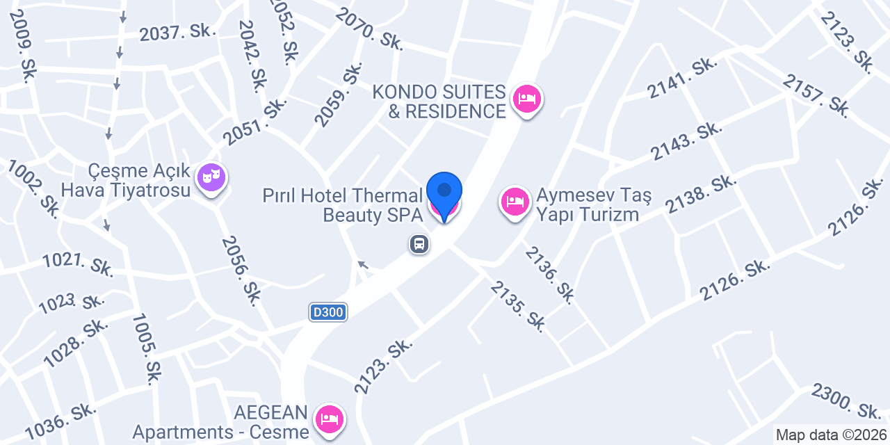 Pırıl Hotel Thermal Beauty SPA konumu