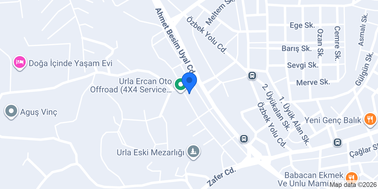 Dağlı Oto Egzoz konumu
