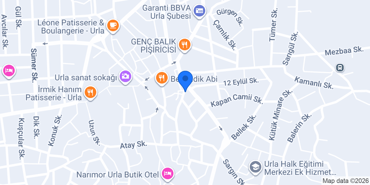 Giz Urla konumu