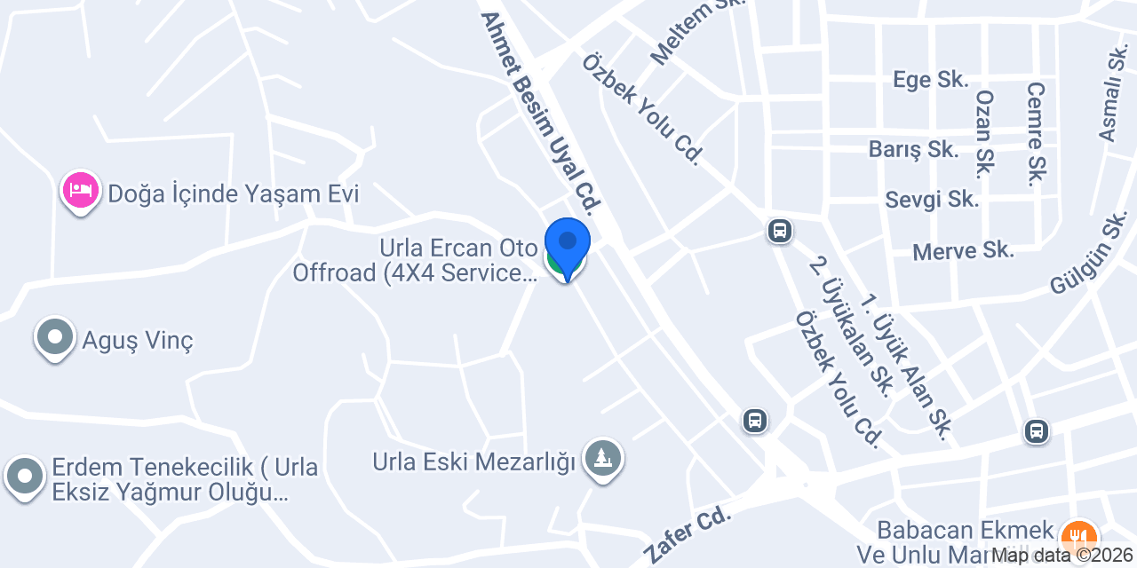 Urla 4x4 Jeep servis konumu