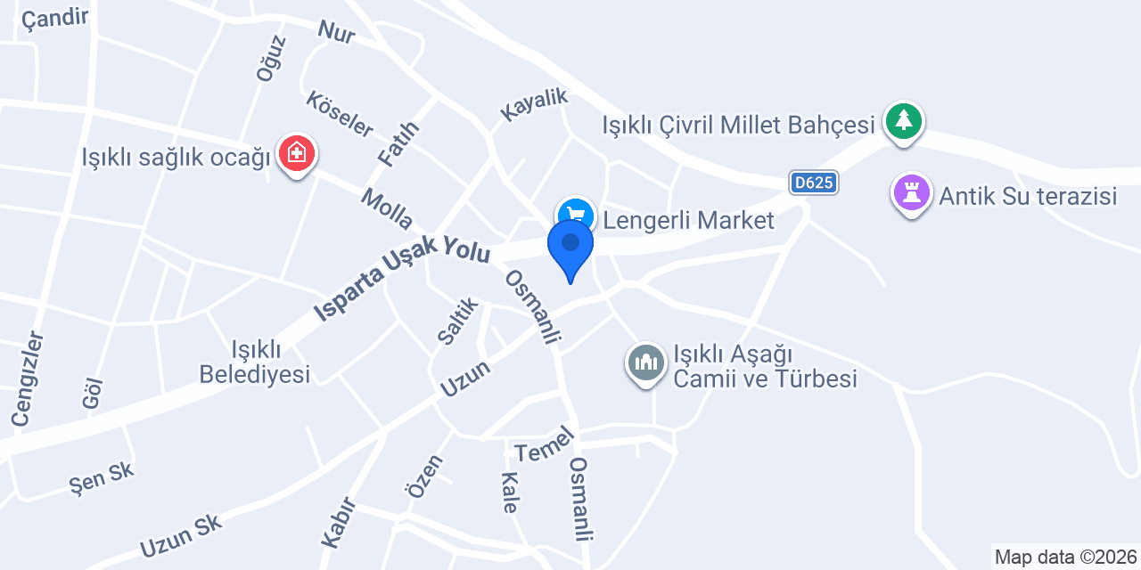 Işıklı kıraathanesi konumu