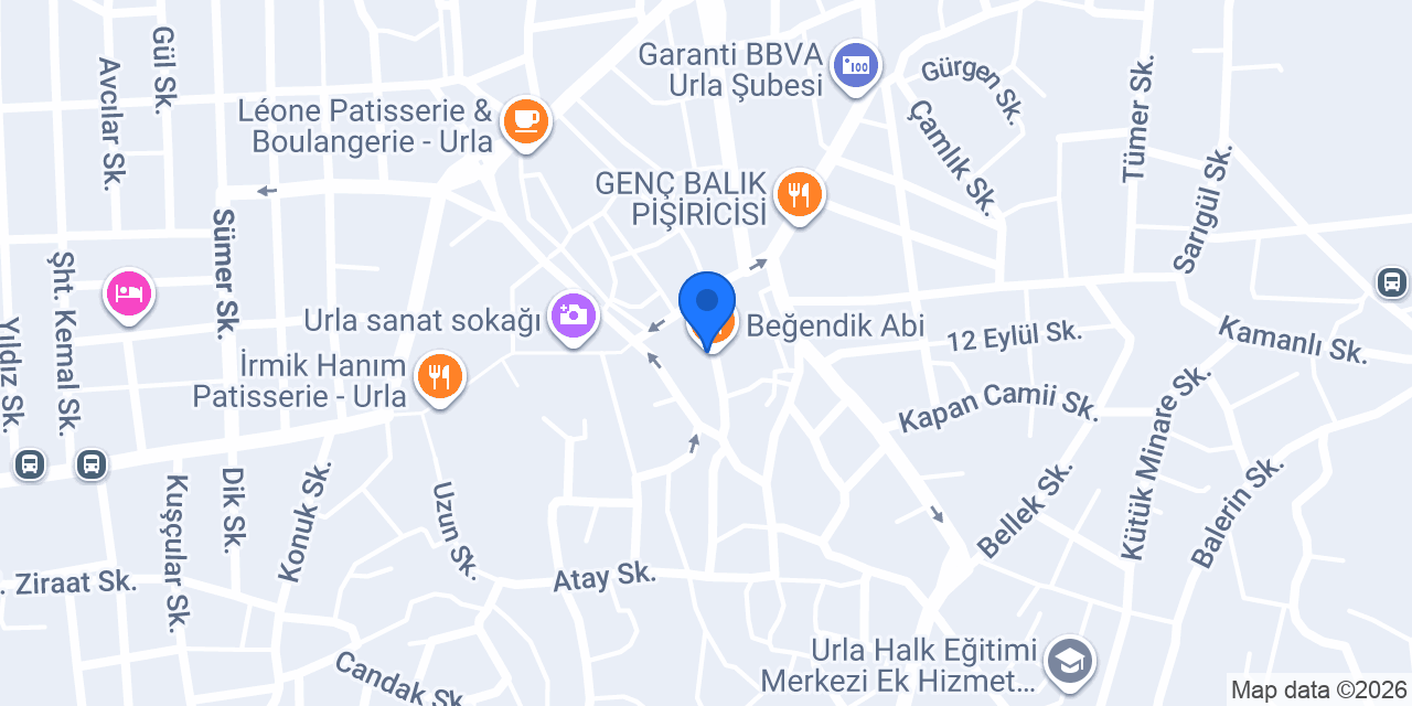 Dükkan Legato konumu