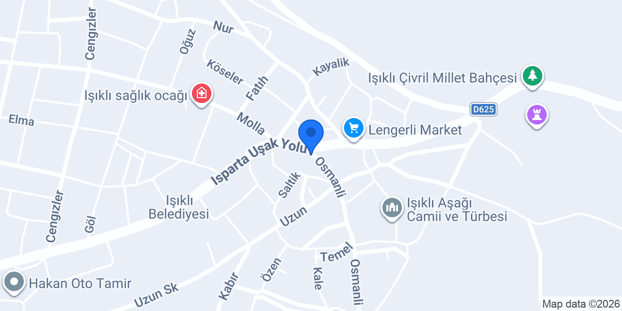 Şamata Fast Food konumu
