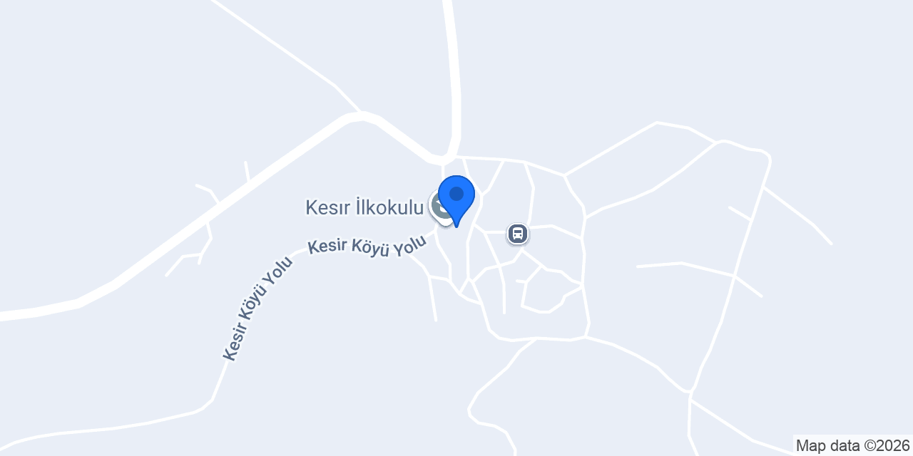 Kesır İlkokulu konumu