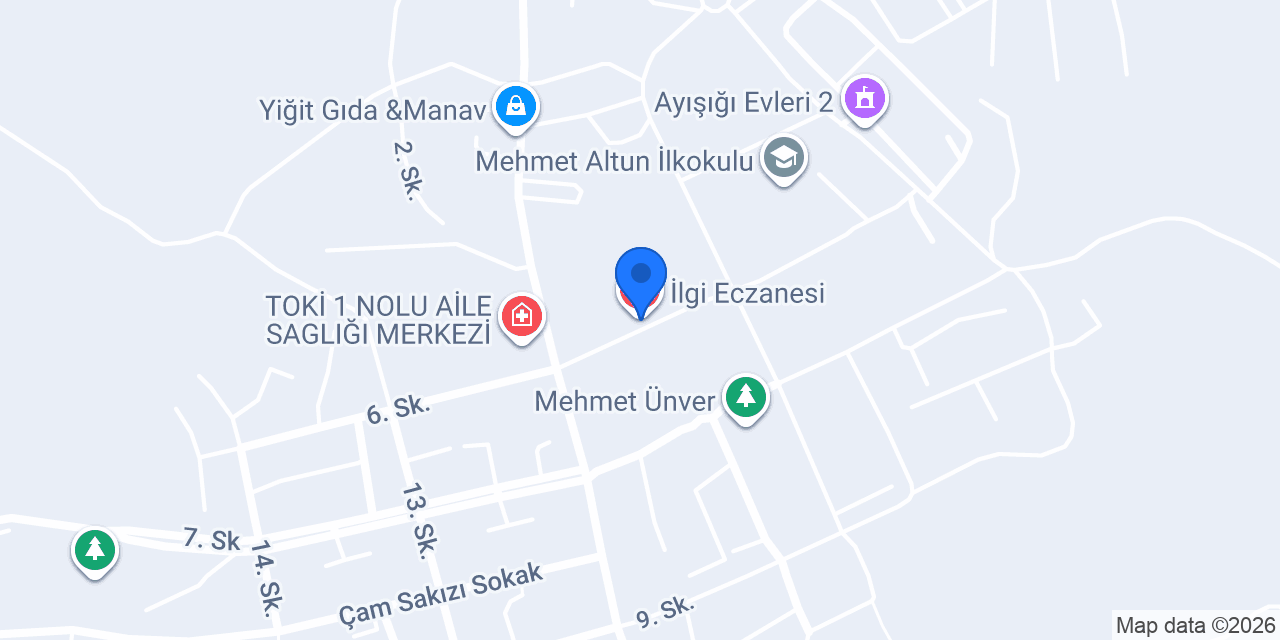 İlgi Eczanesi konumu