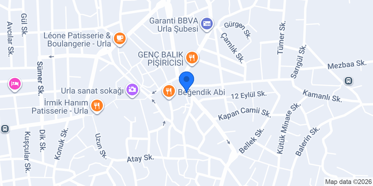 Deniko Urla konumu