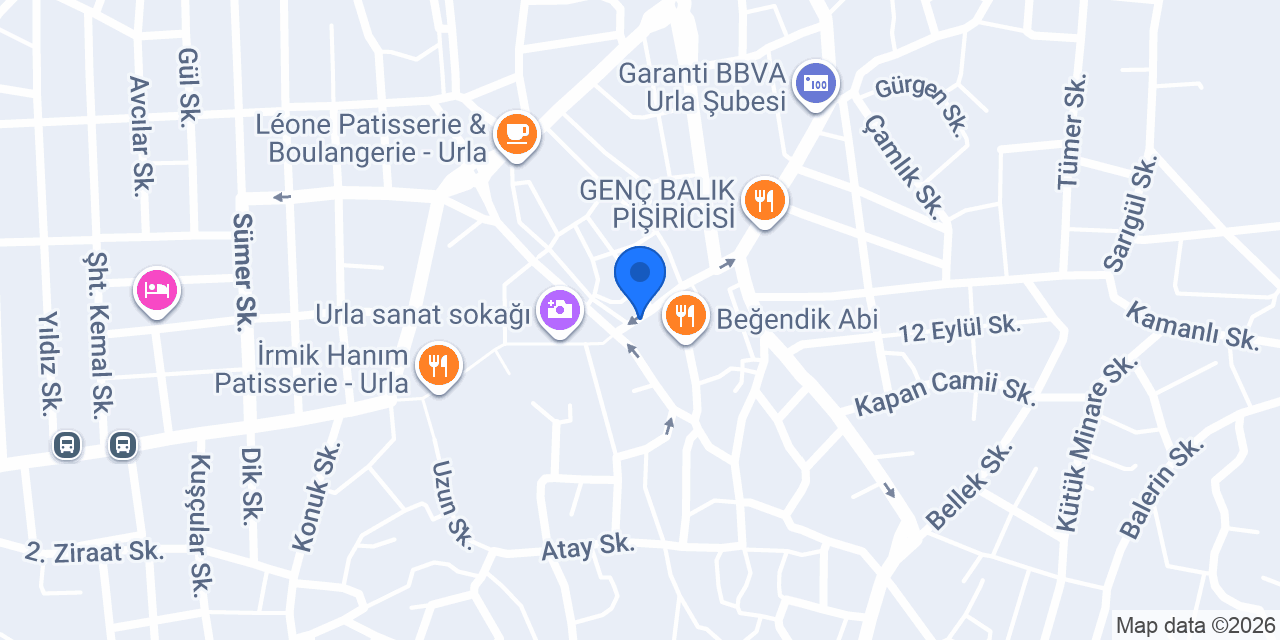 Bella Gold Urla konumu