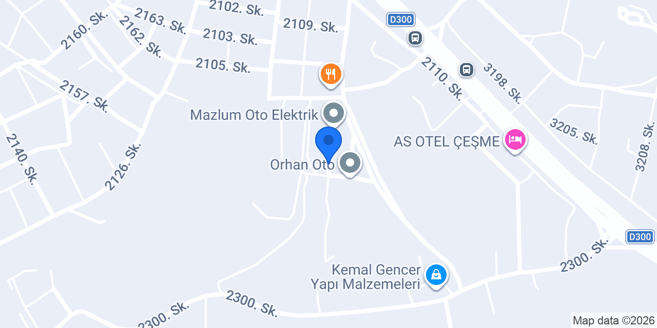 Gürbüz Oto konumu