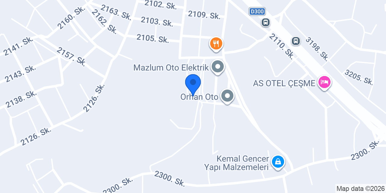 Özyakışır Mermer konumu