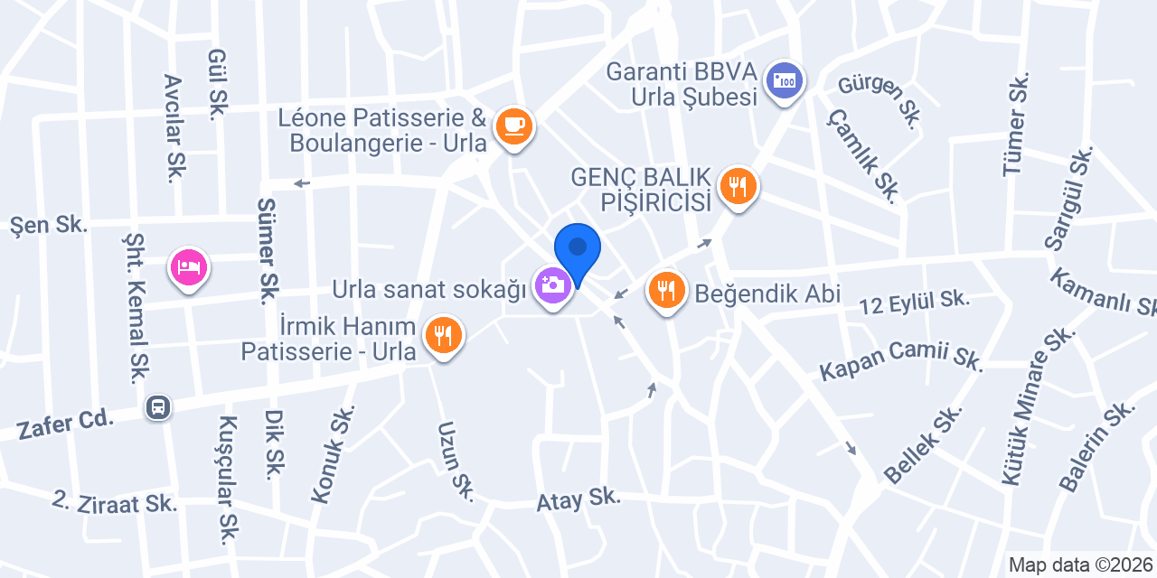 Tasarım Urla konumu