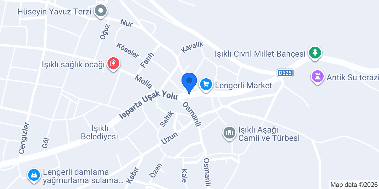 Işıklı Pide Salonu konumu