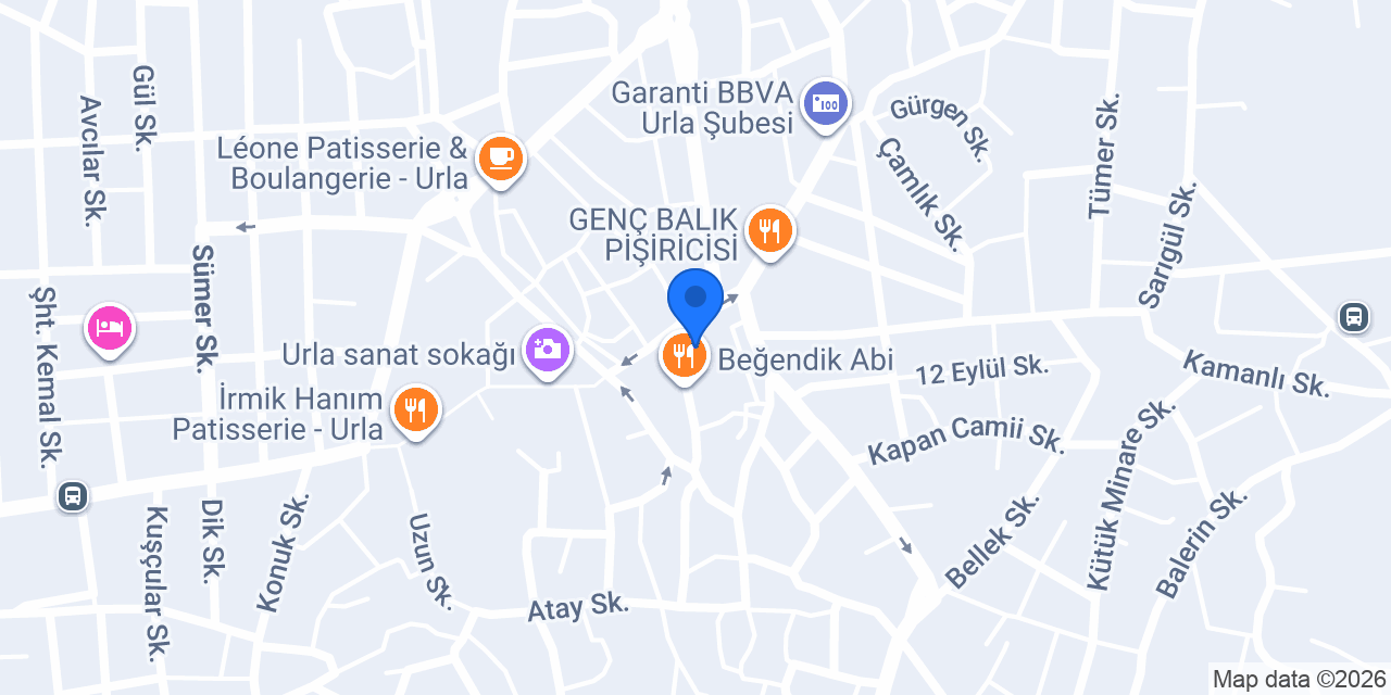 Helvacı Ali Urla konumu