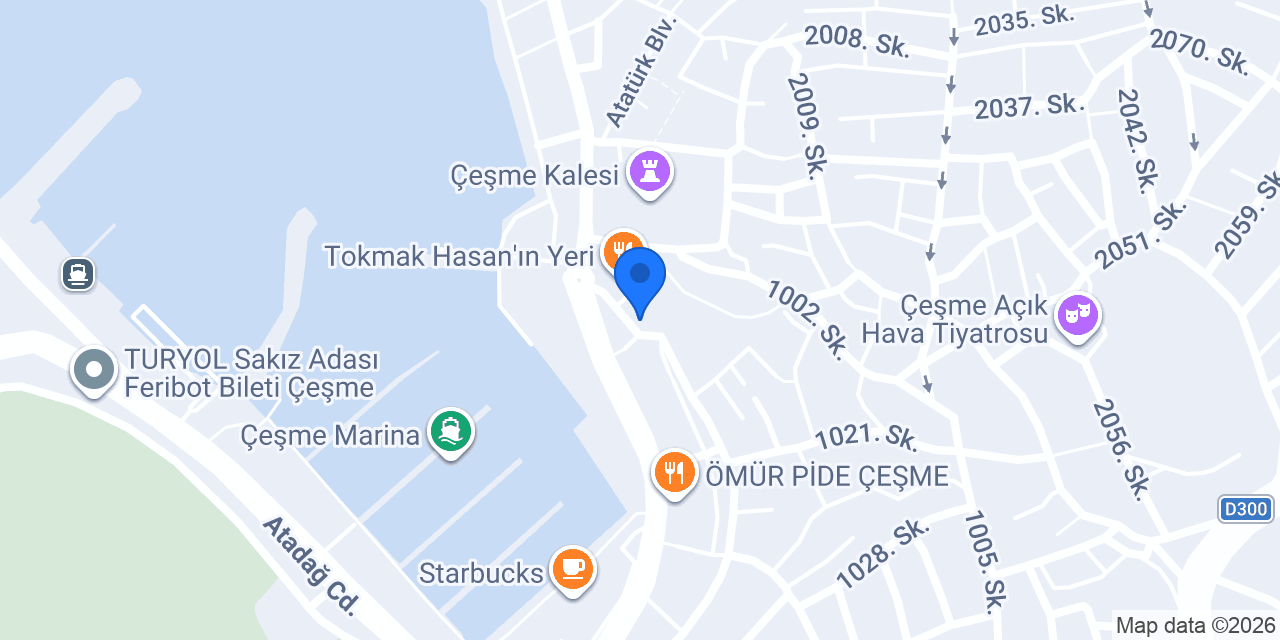 İzmir Puro Çeşme konumu