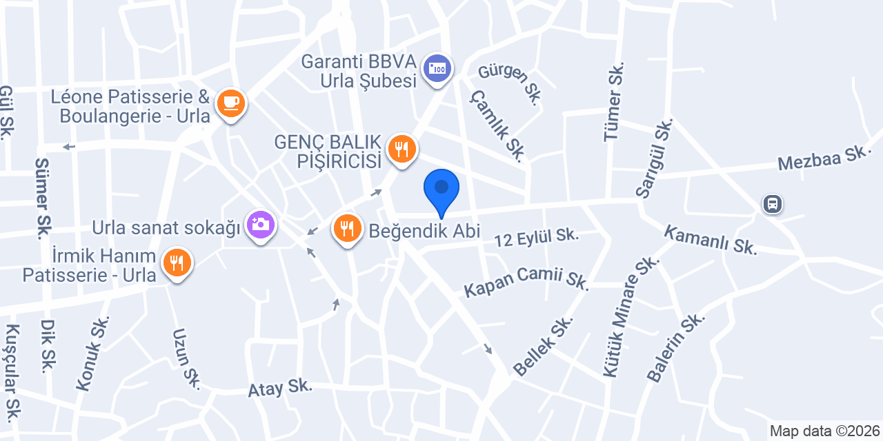Mimas Bahçe konumu
