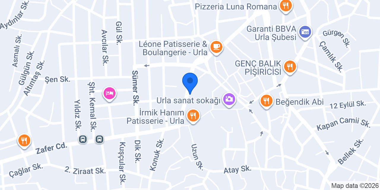 Baristocrat Specialty Coffee Experience Urla konumu