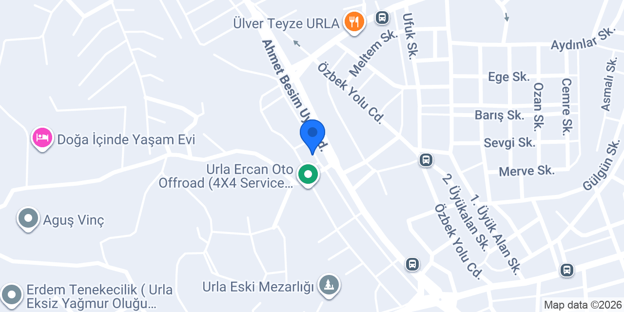 Özgür Oto Tamir Bakım konumu