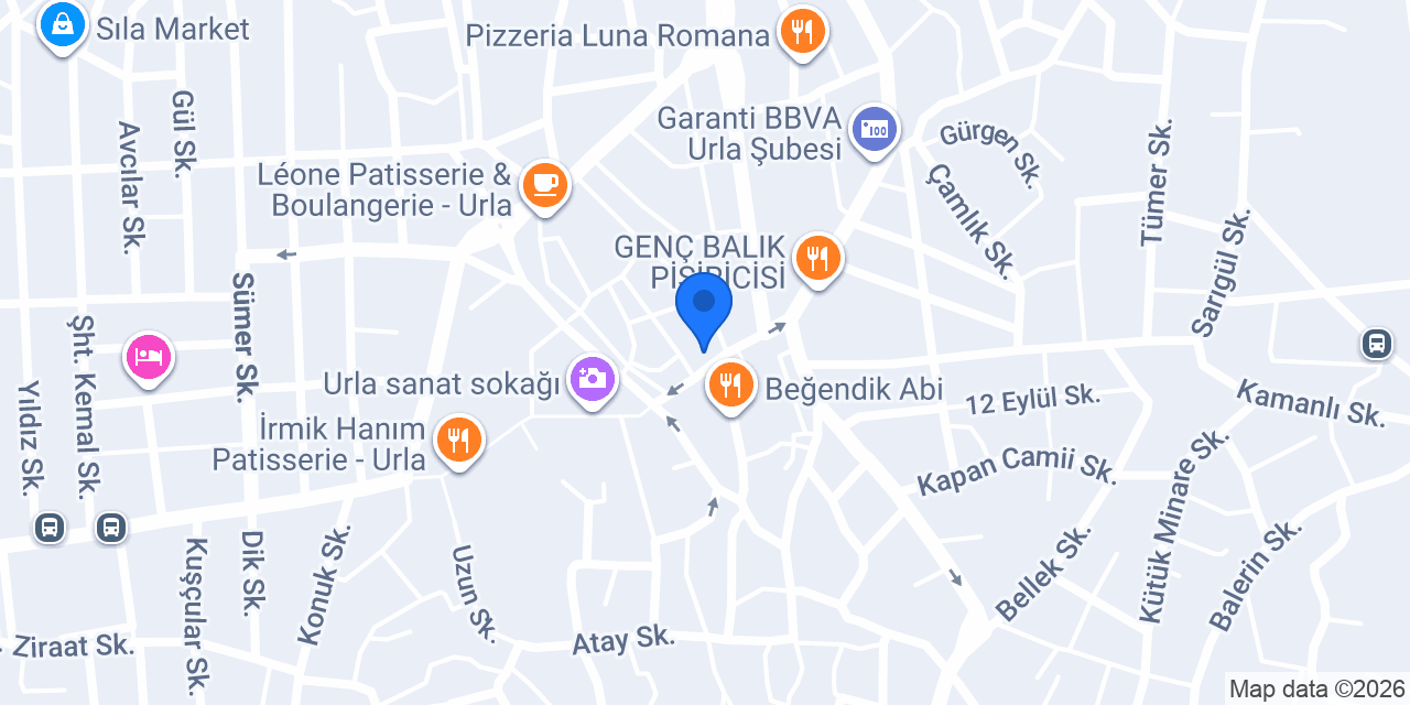 Şafak Lokantası konumu