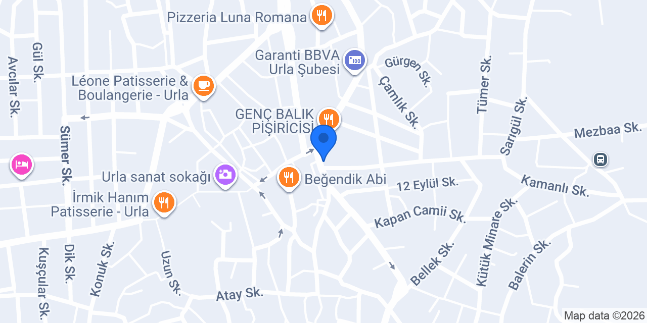 URLA DEĞİRMENCİLİK konumu