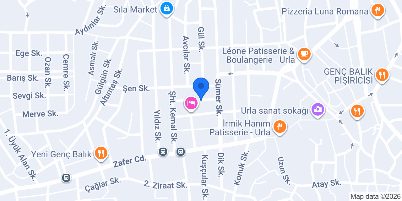 Urla Demirdöküm Servisi konumu