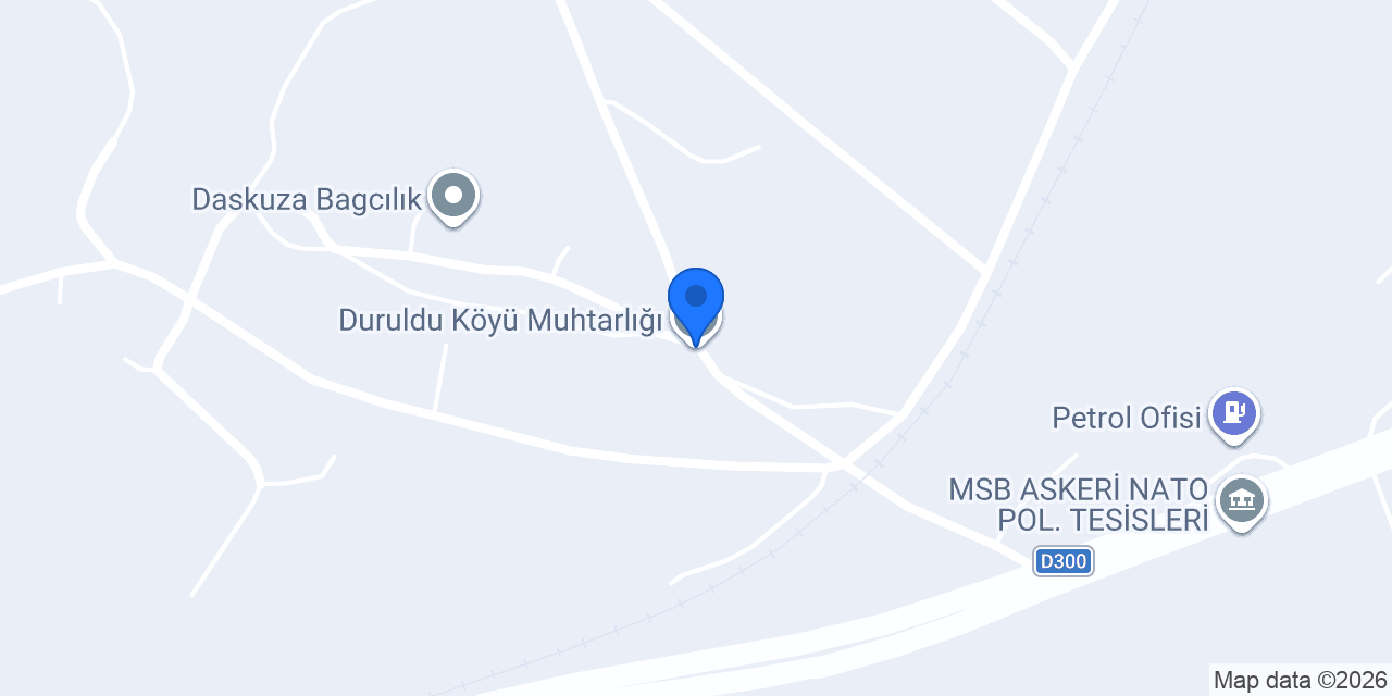 Duruldu Köyü Muhtarlığı konumu